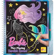 Barbie Mer-Mazing zestaw do tworzenia zdrapek z obrazkami, 44 strony - Lisciani