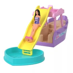 Barbie: Mini BarbieLand pojazdy – Zestaw Łódź Marzeń – Mattel zdjęcie 2