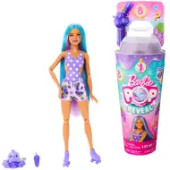Barbie: Slime Reveal - Laleczka niespodzianka winogronowa w owocowym zestawie z niebieskimi włosami - Mattel