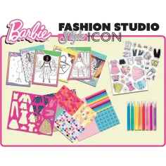 Barbie Style Icon zestaw do kolorowania i ubierania - Lisciani zdjęcie 2