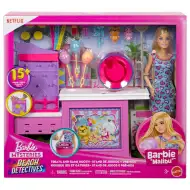Barbie Tajemnice: Plażowi Detektywi – Zestaw do zabawy z watą cukrową i lalką – Mattel