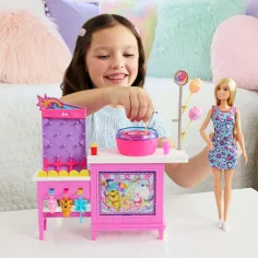Barbie Tajemnice: Plażowi Detektywi – Zestaw do zabawy z watą cukrową i lalką – Mattel zdjęcie 5
