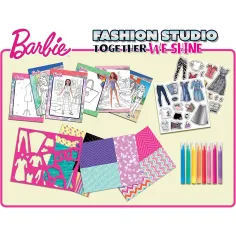 Barbie Together We Shine zestaw do kolorowania i przebierania - Lisciani zdjęcie 2