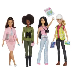 Barbie: Zestaw 4 lalek kariera Razem dla Ziemi – Mattel zdjęcie 4