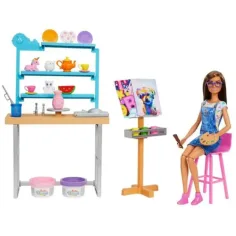 Barbie: Zestaw do zabawy Studio Kreatywne z lalką - Mattel zdjęcie 3