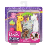 Barbie: Zestaw do zabawy w opiekunkę z zabawkami - Mattel