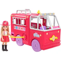Barbie: Zestaw zabawowy z wozem strażackim Chelsea - Mattel zdjęcie 2