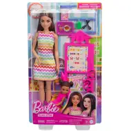 Barbie nauczycielka z brązowymi włosami – zestaw lalka kariery z akcesoriami – Mattel