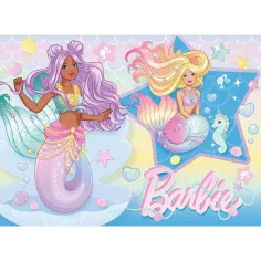 Barbie syrenie przyjaciółki 24-elementowe Eco mini puzzle 35x25 cm - Lisciani zdjęcie 2