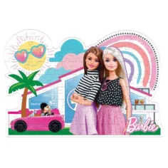 Barbie wakacyjny domek Supercolor 104-elementowe puzzle - Clementoni zdjęcie 2