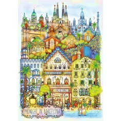Barcelona o północy 1000-elementowe puzzle Premium Plus Quality - Trefl zdjęcie 2
