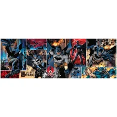 Batman 1000-elementowe panoramiczne puzzle z plakatem - Clementoni zdjęcie 2
