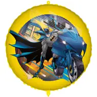 Batman na motocyklu balon foliowy 46 cm