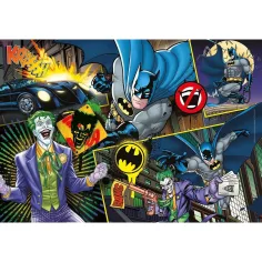 Batman vs. Joker 104-elementowa supercolor układanka - Clementoni zdjęcie 2