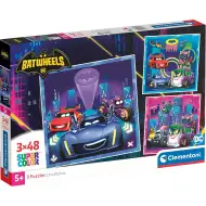Batwheels 3x48-elementowy Supercolor puzzle - Clementoni