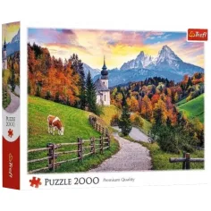 Bawarskie Alpy — jakość premium, puzzle 2000 elementów - Trefl