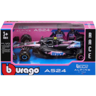 Bburago: BWT Alpine F1 Team A524 (2024) model wyścigowego samochodu F1, metalowy, 1/43 (Pierre Gasly #10)