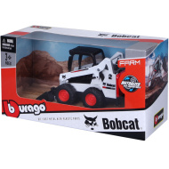 Bburago: Bobcat z koparką - 10 cm