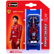 Bburago: Ferrari SF-25 F1 samochód wyścigowy (2025) metalowy model 1:64 (Charles Leclerc nr 16)