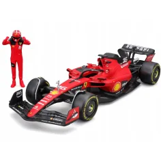 Bburago: Ferrari SF23 F1 metalowy model samochodu wyścigowego z kierowcą 1/24 (Charles Leclerc #16) zdjęcie 2