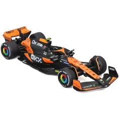 Bburago: McLaren Racing MCL38 (2024) metalowy model samochodu wyścigowego F1 1/43 (Lando Norris #4) zdjęcie 2