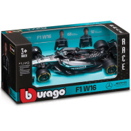 Bburago: Mercedes-AMG Petronas F1 W16 Russell metalowy model samochodu wyścigowego 1/43 (George Russell #63)