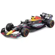 Bburago: Red Bull RB19 F1 metalowy model samochodu 1/43 (Max Verstappen #1, edycja specjalna Miami GP, z kaskiem)
