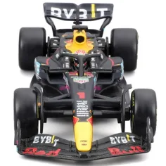Bburago: Red Bull RB19 F1 metalowy model samochodu 1/43 (Max Verstappen #1, edycja specjalna Miami GP, z kaskiem) zdjęcie 3