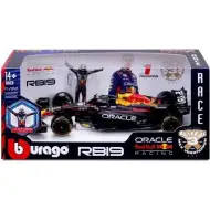 Bburago: Red Bull RB19 F1 model samochodu wyścigowego z metalu z kierowcą 1/24 (Max Verstappen #1)