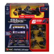 Bburago: Samochód wyścigowy F1 1/43 - Red Bull RB20 pit stop