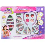 Beads Series: Zestaw do tworzenia biżuterii z ponad 200 kolorowymi koralikami i opaską na włosy