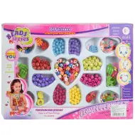 Beads Series: Zestaw do tworzenia biżuterii z ponad 200 kolorowymi koralikami i zawieszkami