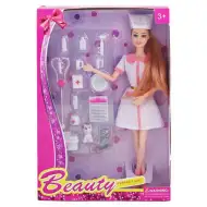 Beauty Perfect Girl zestaw do zabawy w weterynarza z akcesoriami, 29 cm