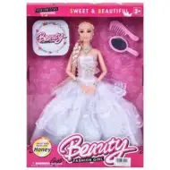 Beauty lalka w balowej sukni z lustrem i grzebieniem, 28 cm.