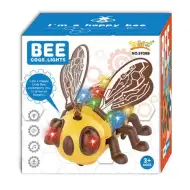 Bee, szczęśliwa pszczółka z funkcją światła i ruchu, 17 cm
