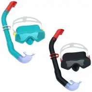 Bestway: Aqua Prime Essential™ Maska do snorkelingu, fajka, zestaw w różnych kolorach