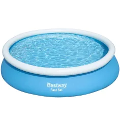Bestway: Basen Fast Set z dmuchanym kołnierzem 366x76 cm zdjęcie 2