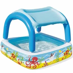 Bestway: Basen dmuchany Beach Buddy™ z daszkiem przeciwsłonecznym 140 x 140 x 114 cm zdjęcie 3