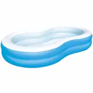 Bestway: Basen rodzinny Lagoon, owalny, dwuramienny, 262 x 157 x 46 cm