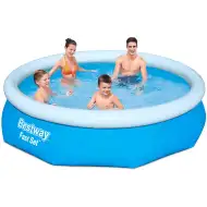 Bestway: Basen z dmuchanym kołnierzem Fast Set 305x76 cm