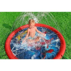 Bestway: Basenik do brodzenia Spider-Man™ ze zraszaczem 165 cm zdjęcie 3