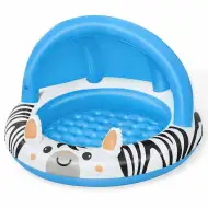 Bestway: Safari Sun™ basenik z daszkiem przeciwsłonecznym w zebrę Ø 97 x 66 cm