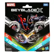 Beyblade X Marvel Współpraca: Venom vs. Spider-Man 3-60F X Venom 3-80N zestaw do zabawy - Hasbro