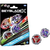 Beyblade X: Podwójny zestaw - Beat Tyranno 4-70Q &amp; Knife Shinobi 4-80HN wirujący bączek - Hasbro