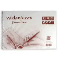 Bezdrzewny szkicownik spiralny B4, 32 kartki, 120g