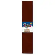 Bibuła marszczona w kolorze brązowym 50x200 cm