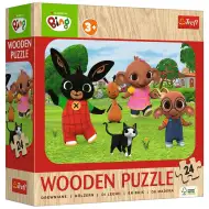 Bing i przyjaciele 24-elementowe drewniane puzzle - Trefl