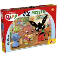 Bing i przyjaciele w sklepie, puzzle 24-elementowe 35x25 cm – Lisciani
