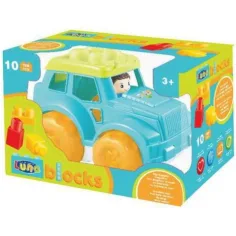 Blocks Maxi: Zestaw 10-elementowy z terenowym pojazdem do budowania zdjęcie 2