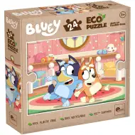 Bluey 2 w 1 24-elementowa ekologiczna mini układanka i kolorowanka 35x25 cm - Lisciani